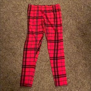 Plaid Leggings